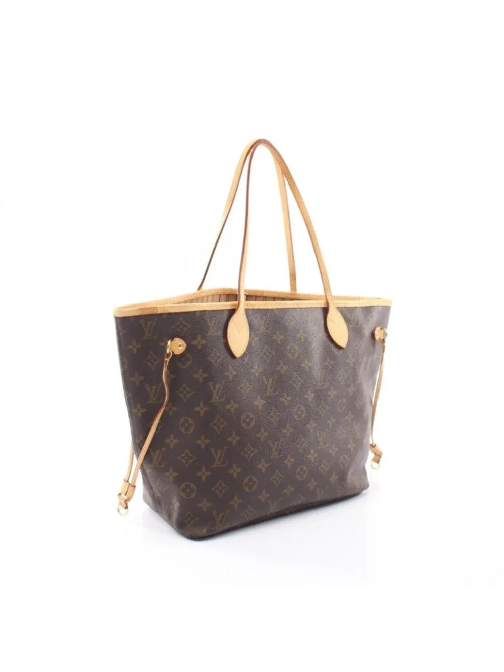 Louis Vuitton Tote Neverfull MM Canvas Leather